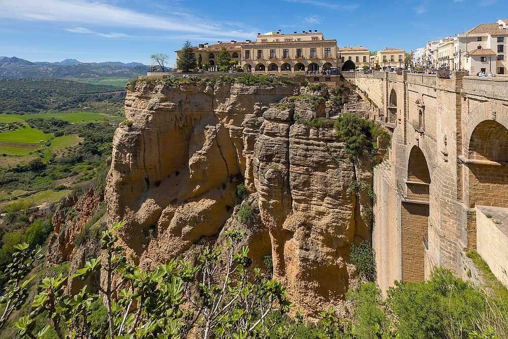 Die Brücke von Ronda in Andalusien