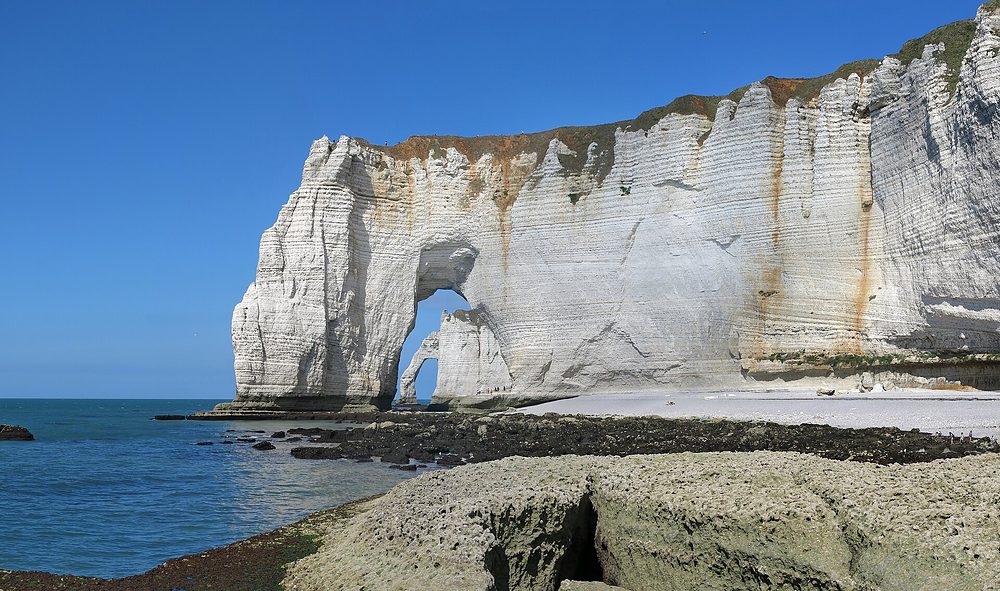 Die Kreidefelsen von Étretat