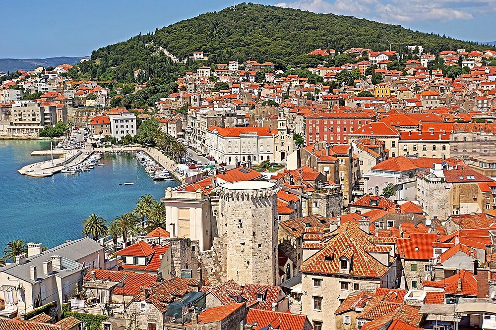Die Uferpromenade von Split