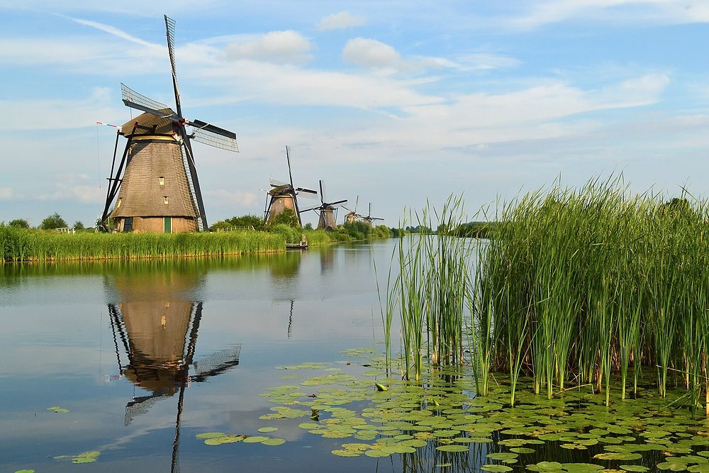 Die Windmühlen von Kinderdijk