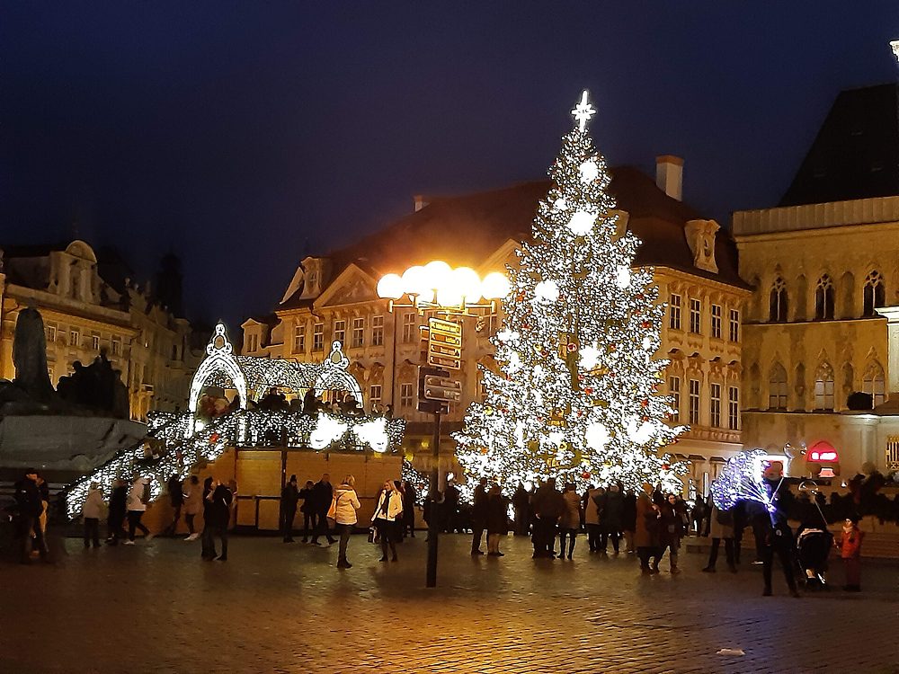 Weihnachtsmarkt auf dem Prager Altstädter Ring